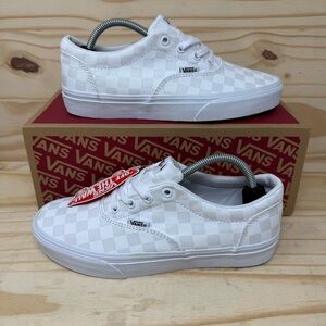 VANS Off The Wall Gray Checkered Canvas Women’s Size 7.5